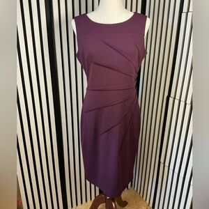 calvin klein women's faux-leather-skirt a-line dress Calvin Klein Women's Faux Leather a Line Skirt Black Sz S